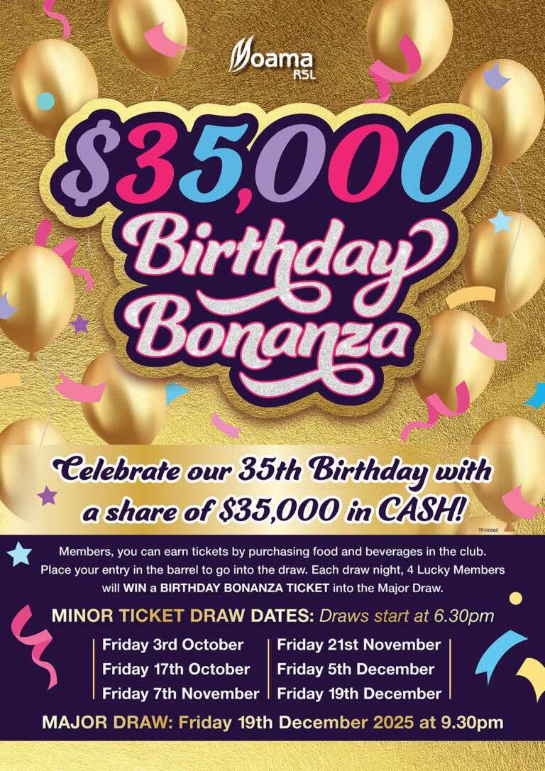 2025 $35,000 Birthday Bonanza Poster FB