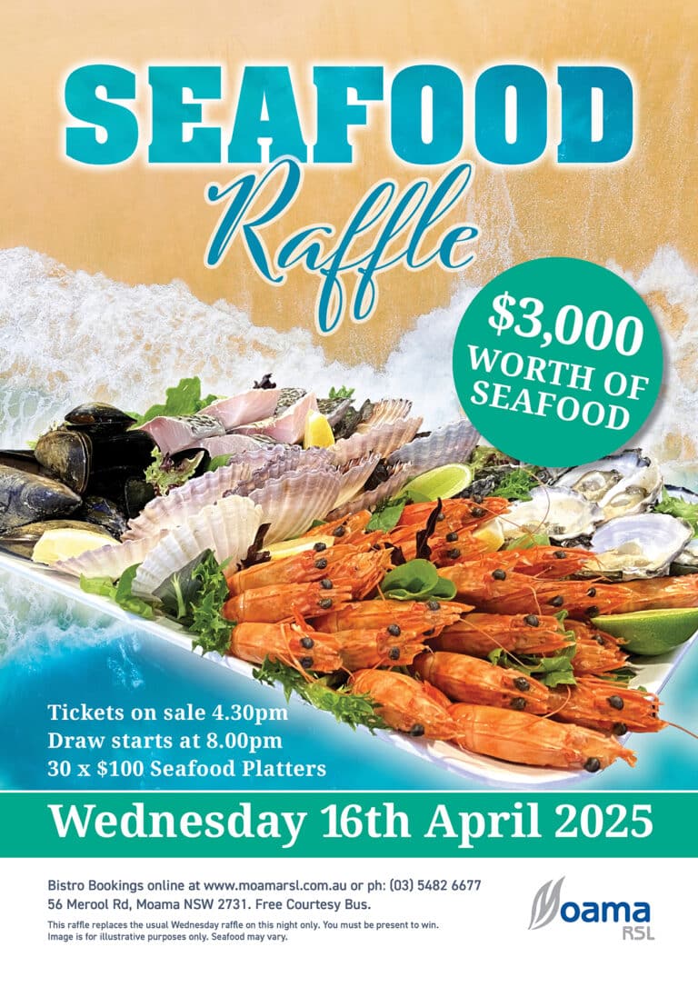 2025 Easter Wed Seafood Raffle FB
