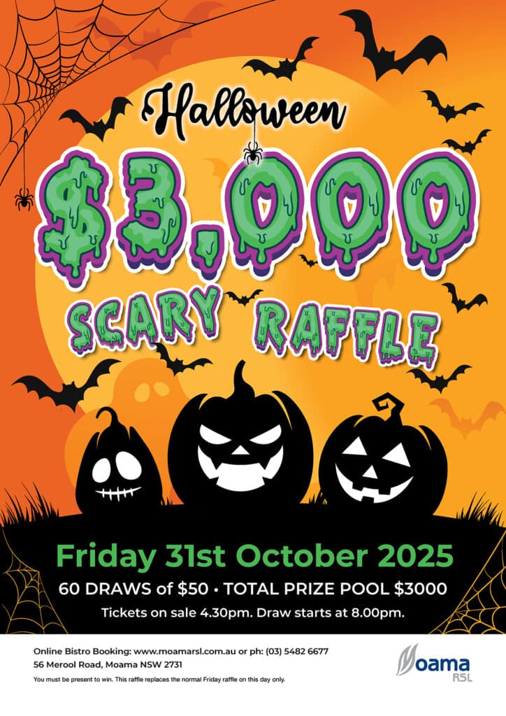 2025 Halloween Scary Raffle FB
