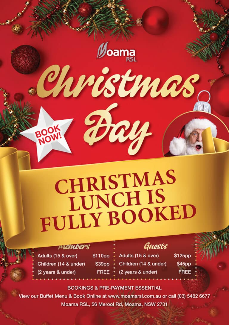 2025 RSL Christmas Buffet Poster Full FB